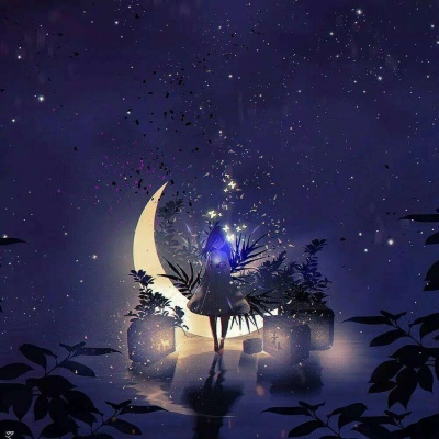 兽设花海场景绘制Furry群